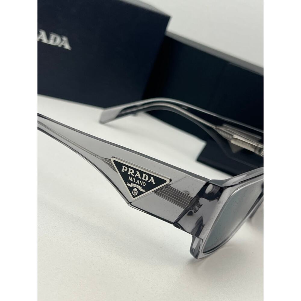 NEW Prada PR10ZS Asphalt Grey Sunglasses Unisex $563 - Picture 4 of 7